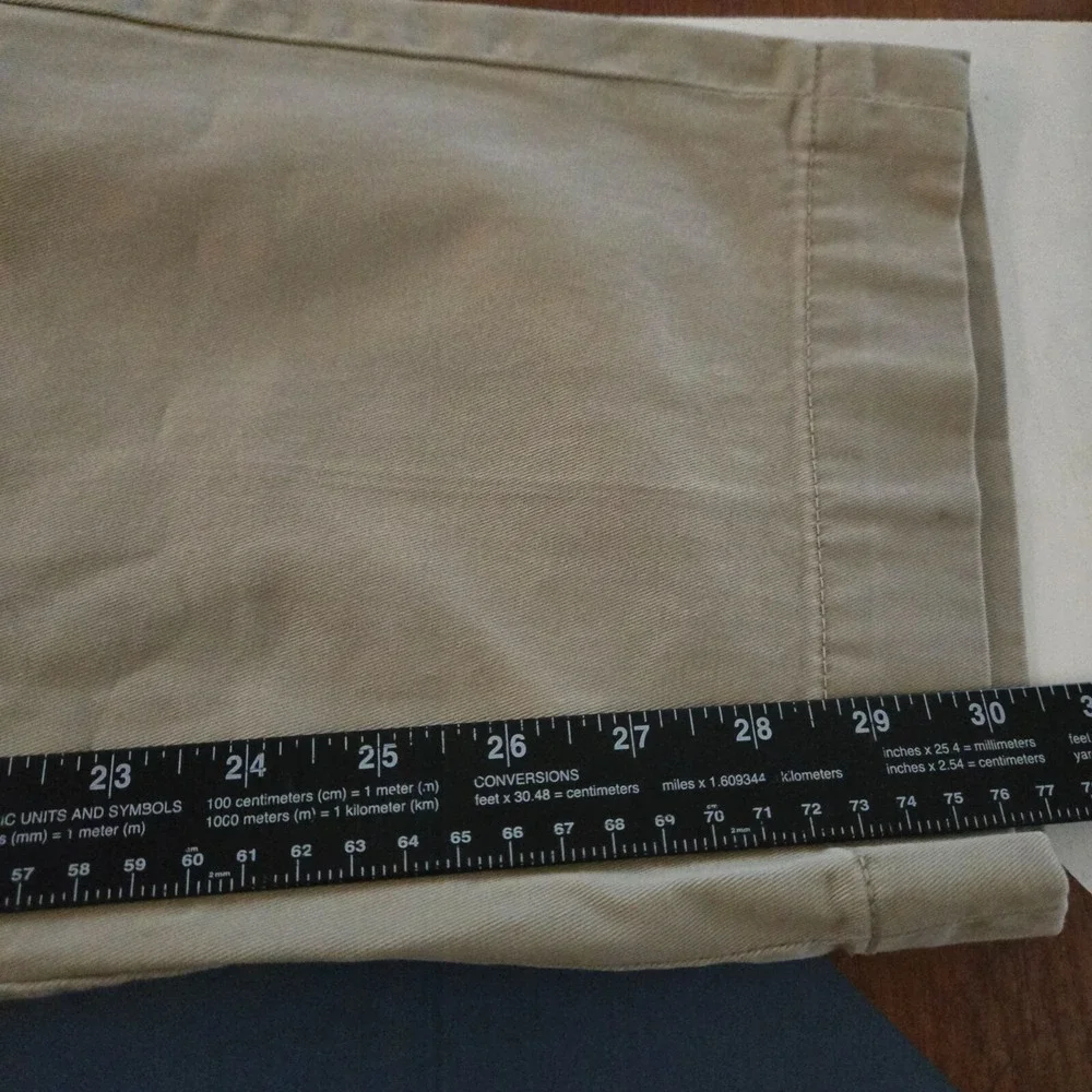 Polo Ralph Lauren Preston Mens Khaki Pants 36x30 100%‎ Cotton Classic Fit